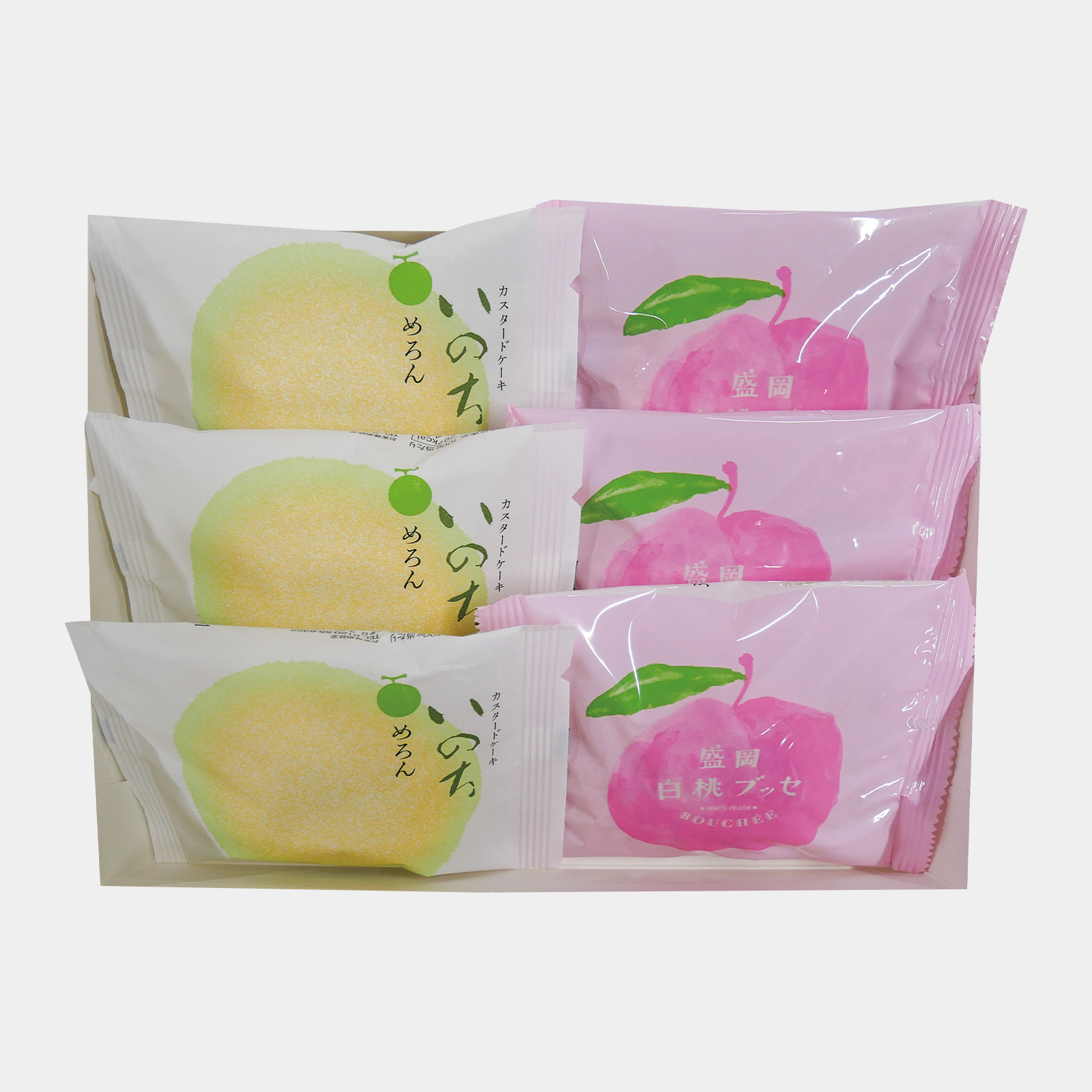 【オンラインショップ限定】いのちめろん＆白桃ブッセ