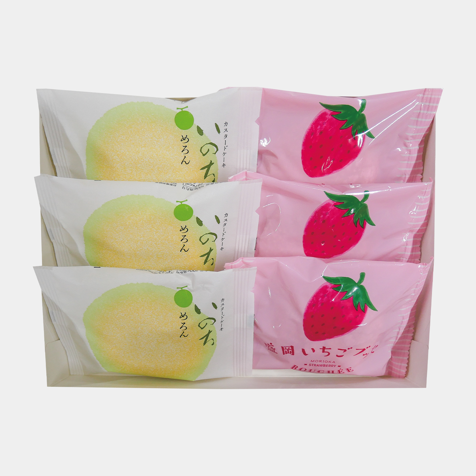 【オンラインショップ限定】いのちめろん＆いちごブッセ